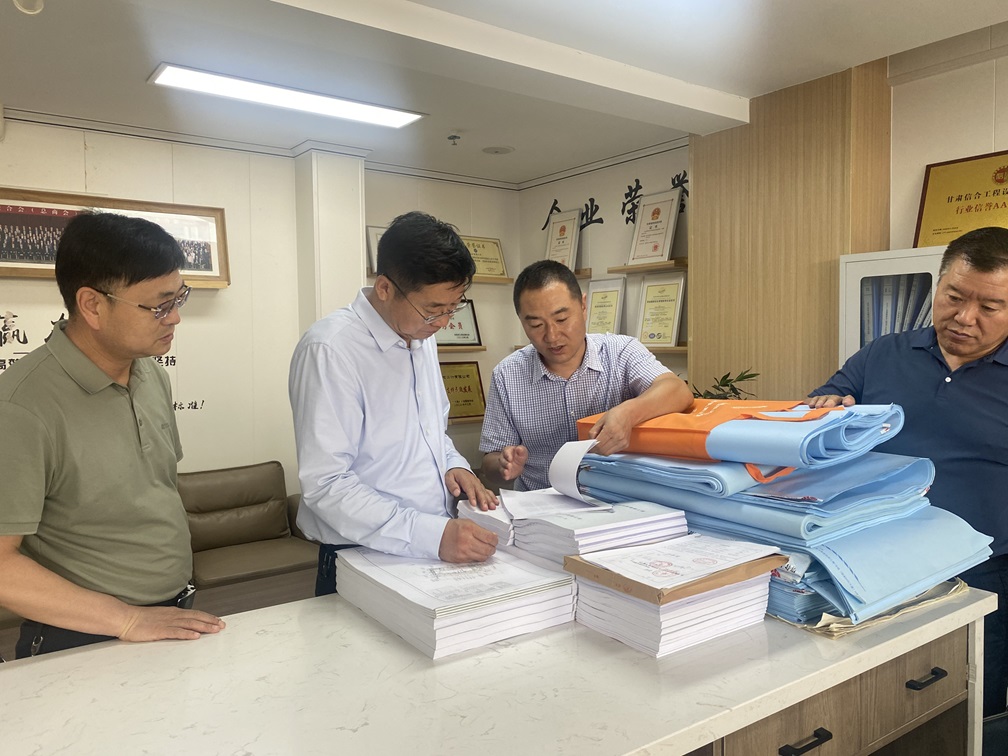 庆阳市委常委、统战部部长张希岳调研甘肃信合工程设计有限公司：精准把脉助发展 精准服务促跨越